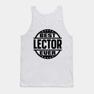 Best Lector Ever Tank Top